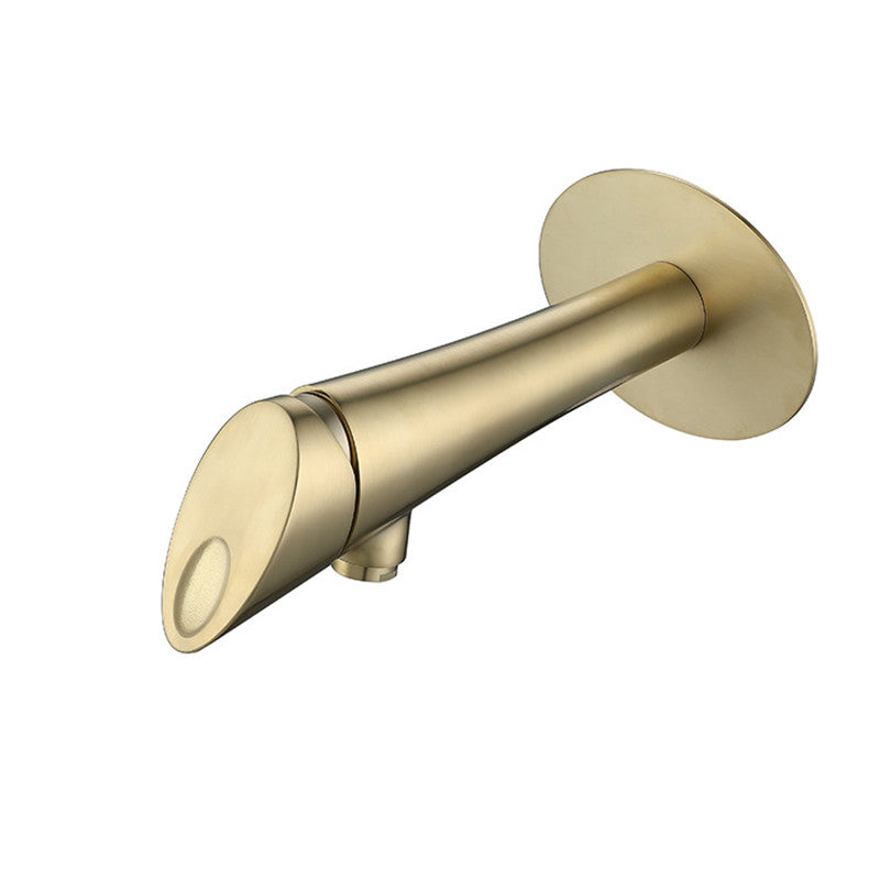 Brass Basin Faucet Luxury Bathroom Faucet Sink Mixer Tap Wall Mounted Faucet Hot And Cold Black/Brushed Gold Mixer Tap
