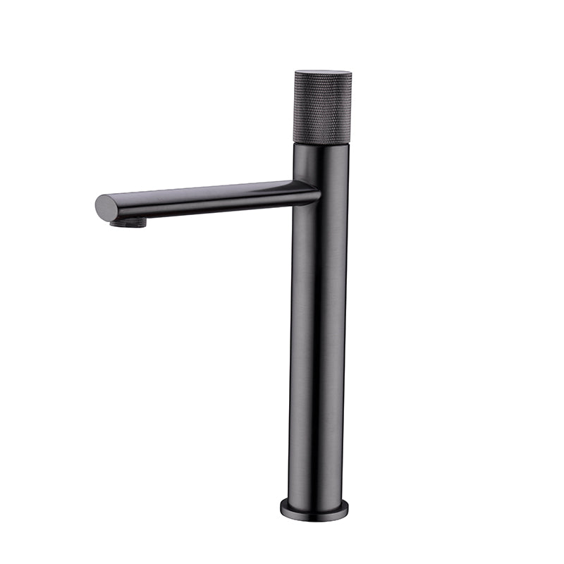 High Basin Mixer Mix Color Bathroom Tall Faucet Hot and Cold Tap Black Gold Gun Metal Greg Pattern Handle
