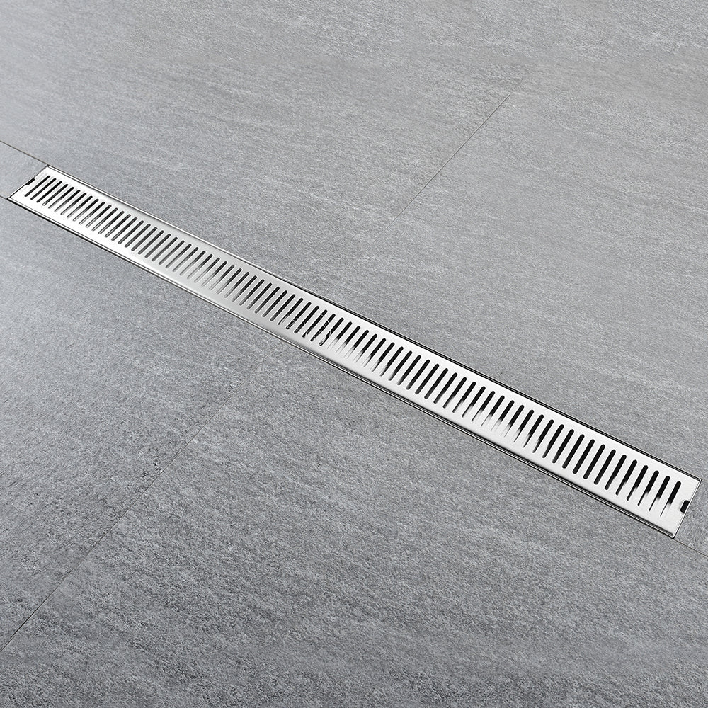Brushed 304 Stainless Steel Shower Floor Drain Long Drainage Square Floor Drains Shower Drain Cover