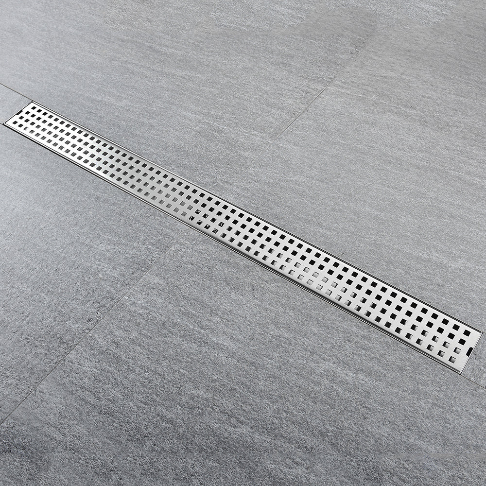 Tile Insert Cover Floor Drain SUS304 Long Linear Rectangular Shower Dr –  yuanhao