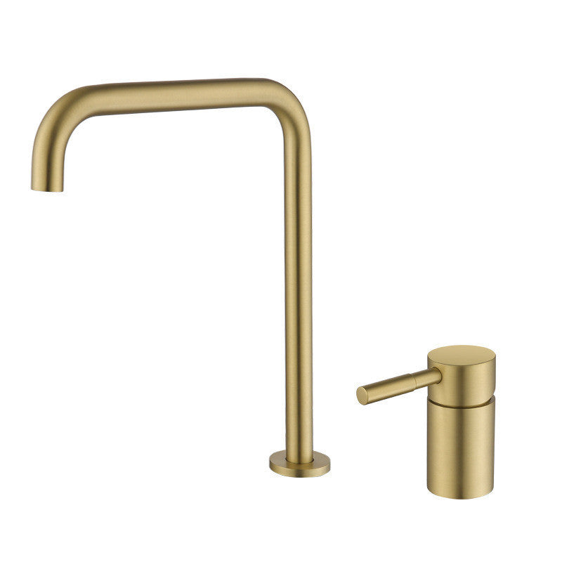 Black Basin faucet Bathroom Faucet two holes bathroom Sink faucet Brushed Gold sink tap rotating widespread basin Tap